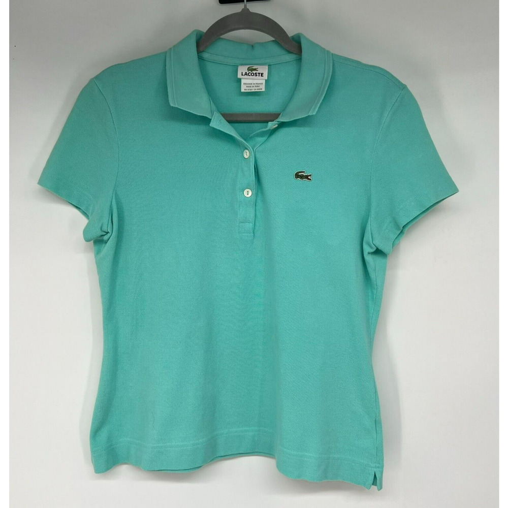 Lacoste Women's Aqua Polo Shirt